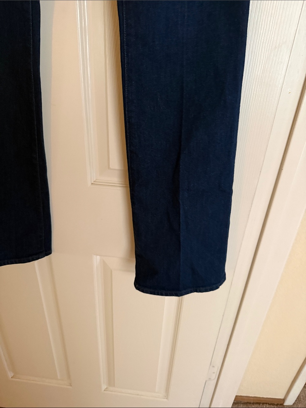PAIGE Dark Navy Straight-Leg Jeans - Picture 3 of 7